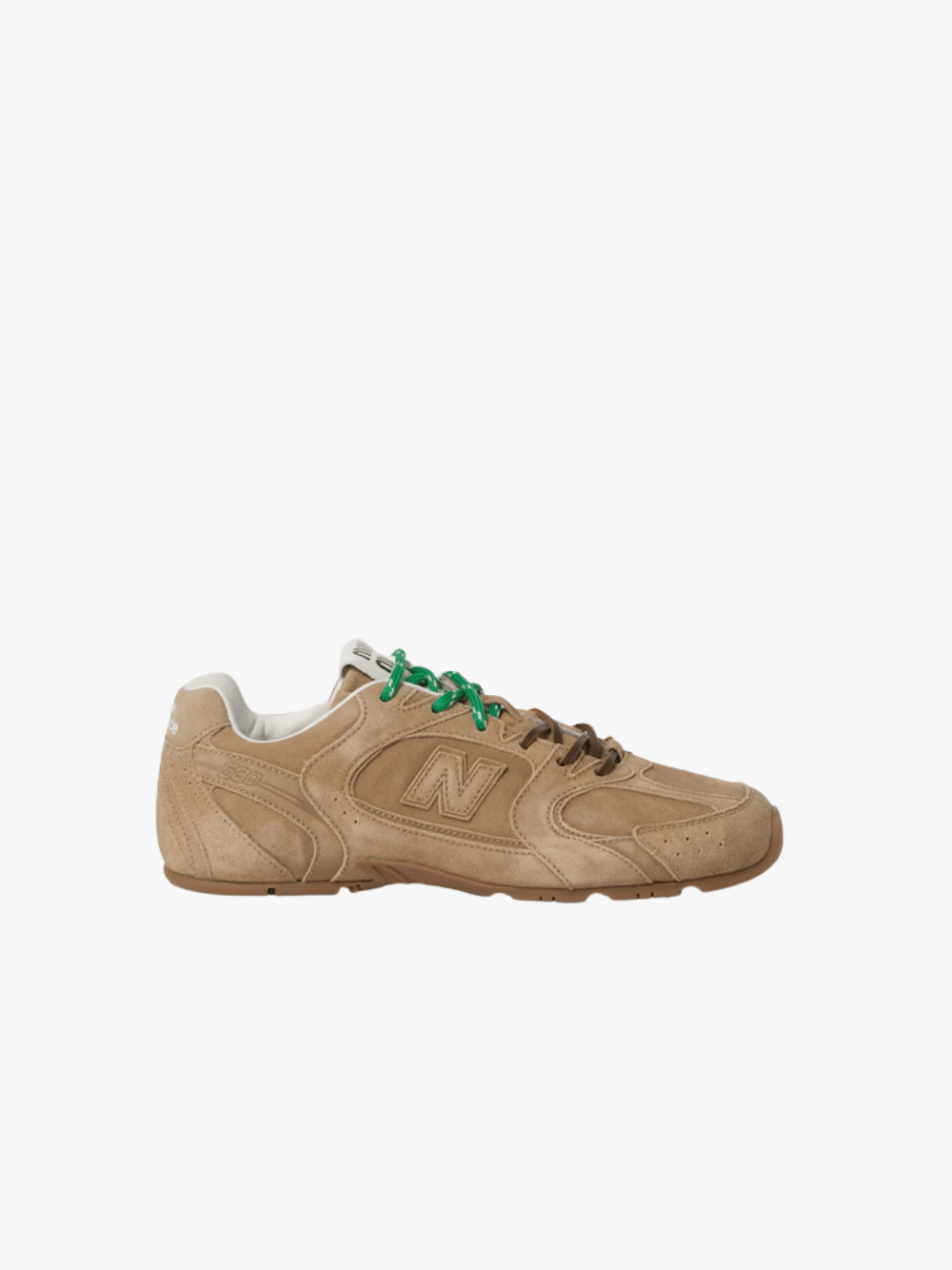 Miu Miu New Balance x Miu Miu 530 SL Wildleder Mesh Sneaker  Ecru Damen