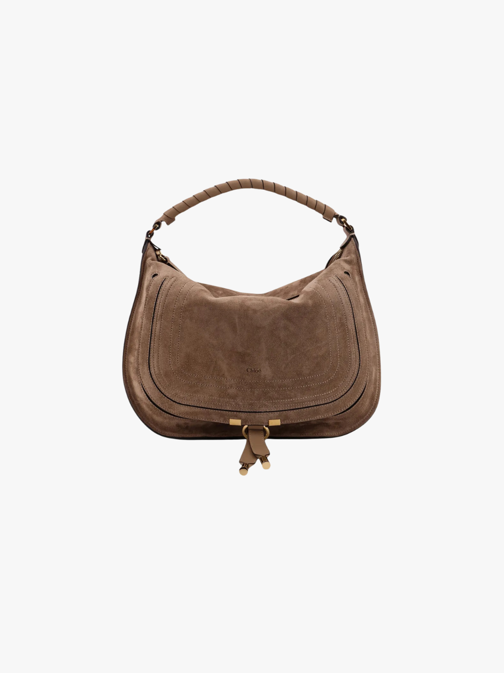 Chloé Marcie Handtasche Braun Damen
