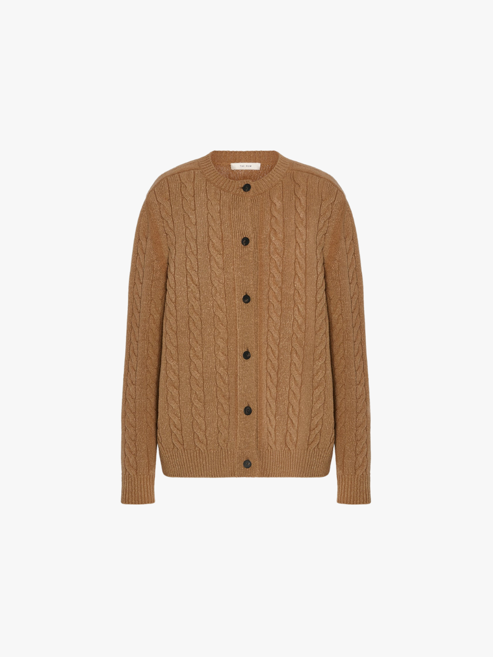 The Row Loneke Strickjacke aus Wolle Braun Damen