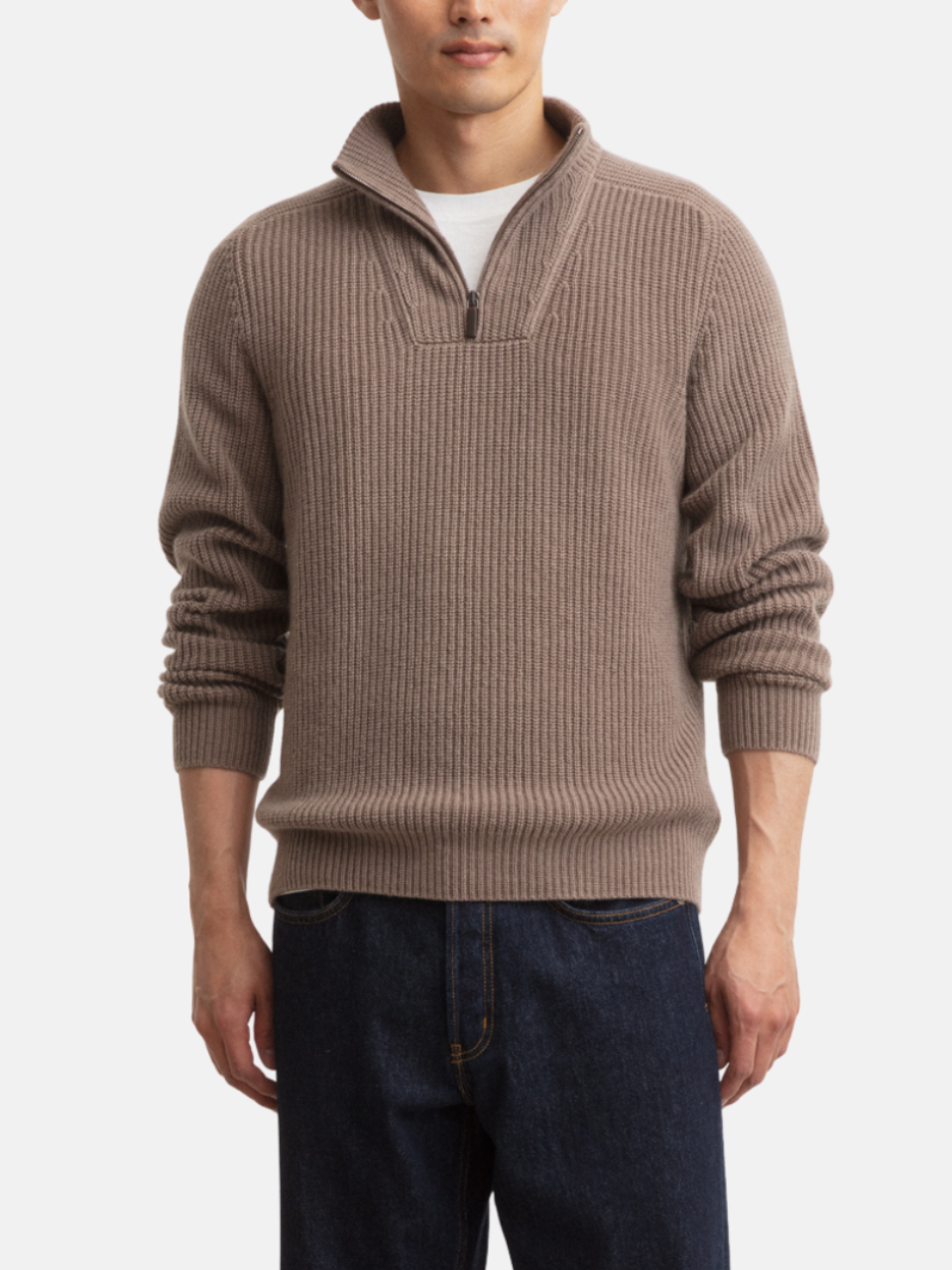 Iris Van Arnim Pullover Amarillo Beige Herren