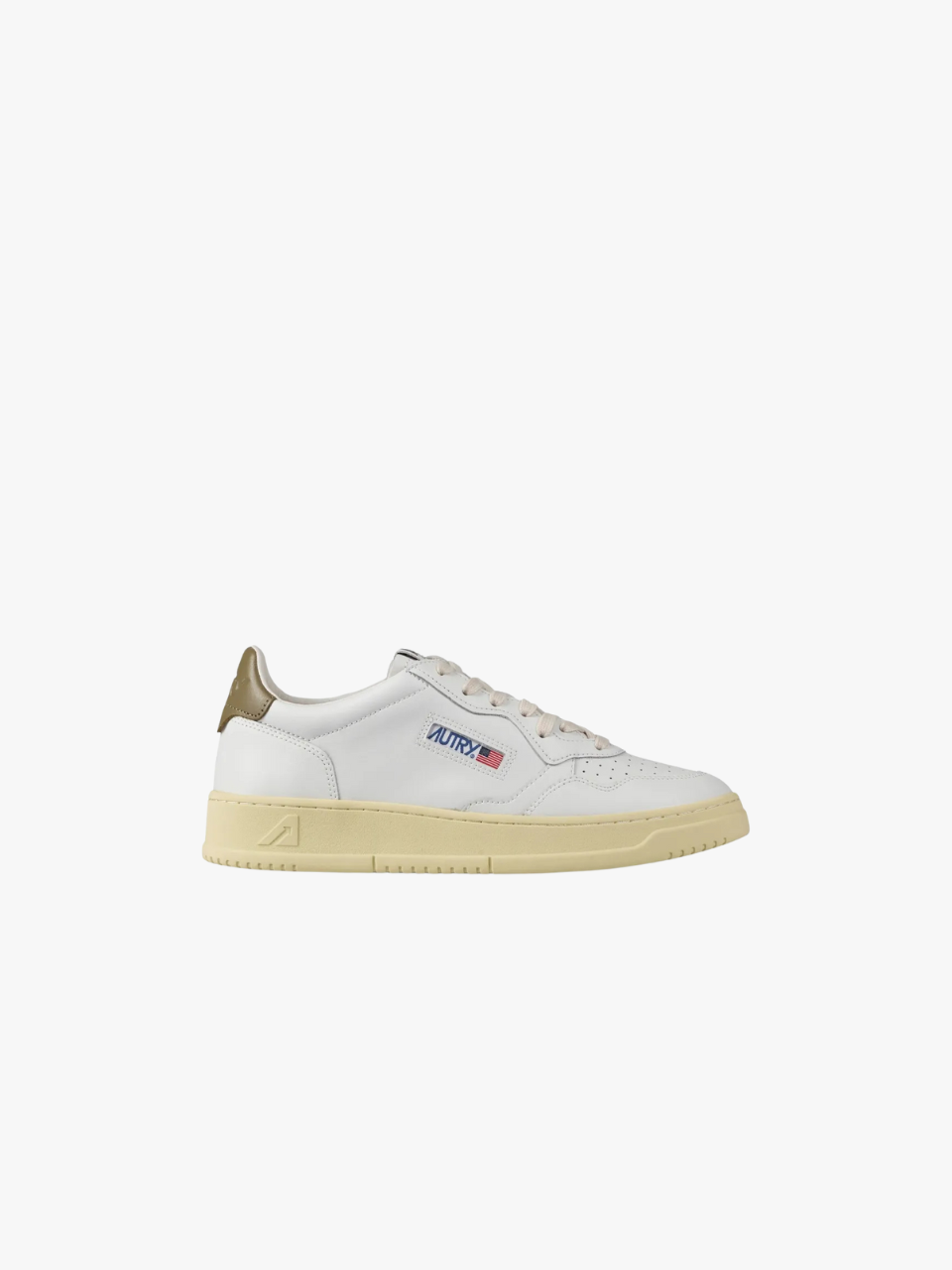 Autry Retro Leather Sneakers White Men