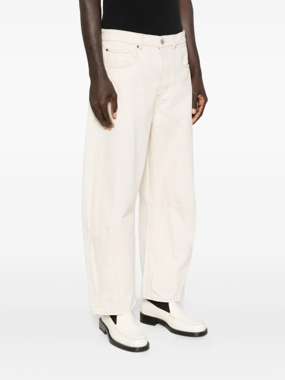 A Kind of Guise Kandan Jeans Ecru Selvedge Denim Weiß Herren