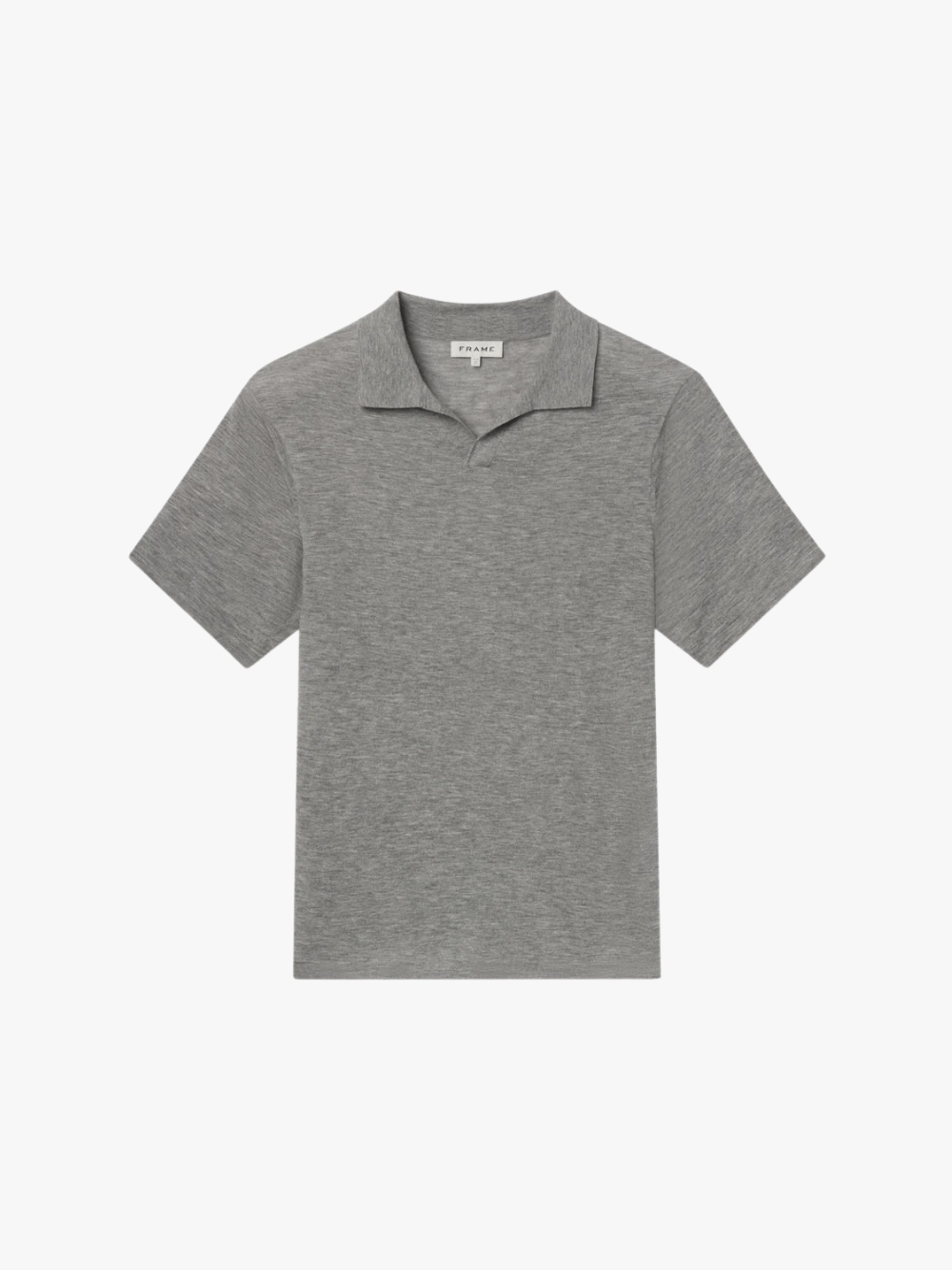 Frame Superfine Polo Sweater Grau Herren