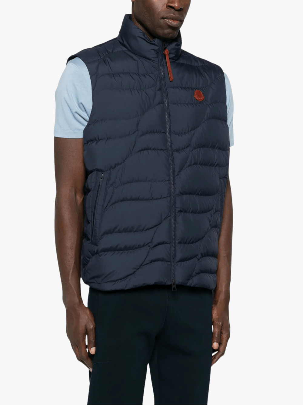 Moncler Wuzhui Vest Navy Mens