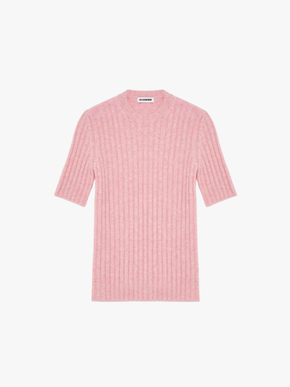 Jil Sander Strick T-Shirt Rosa Damen
