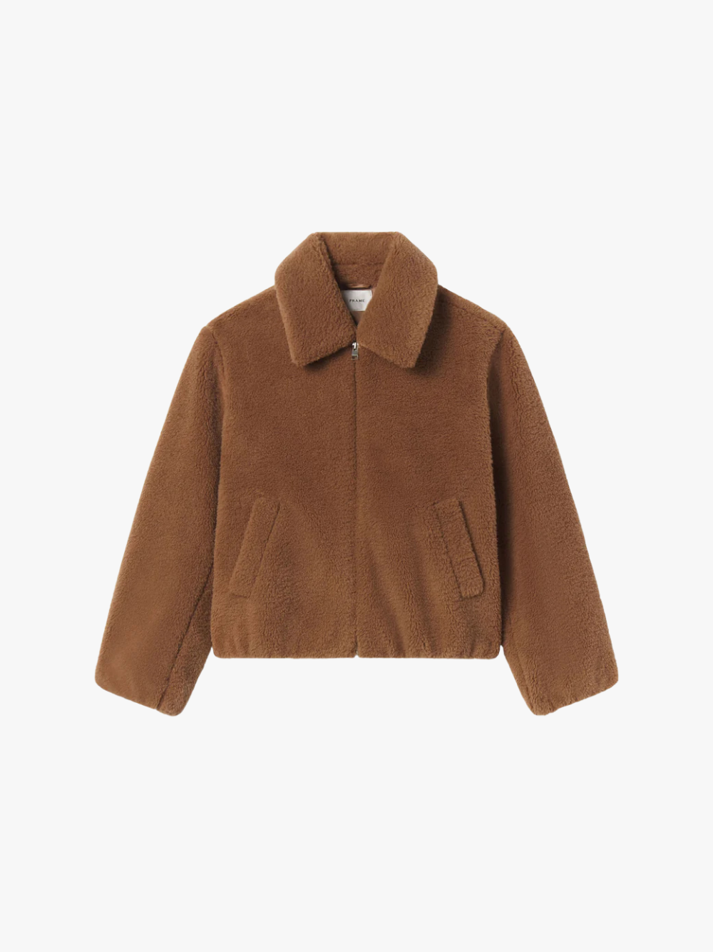 FRAME – The Teddy Bomber Camel Teddy Bomber Jacket Women