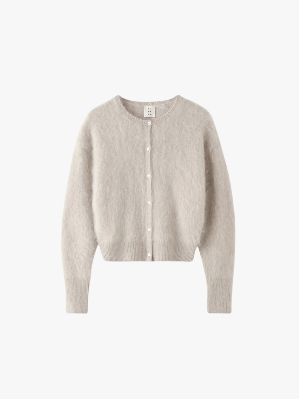ALMADA LABEL Coco Strickjacke mit gebürsteter Optik Vanille Damen