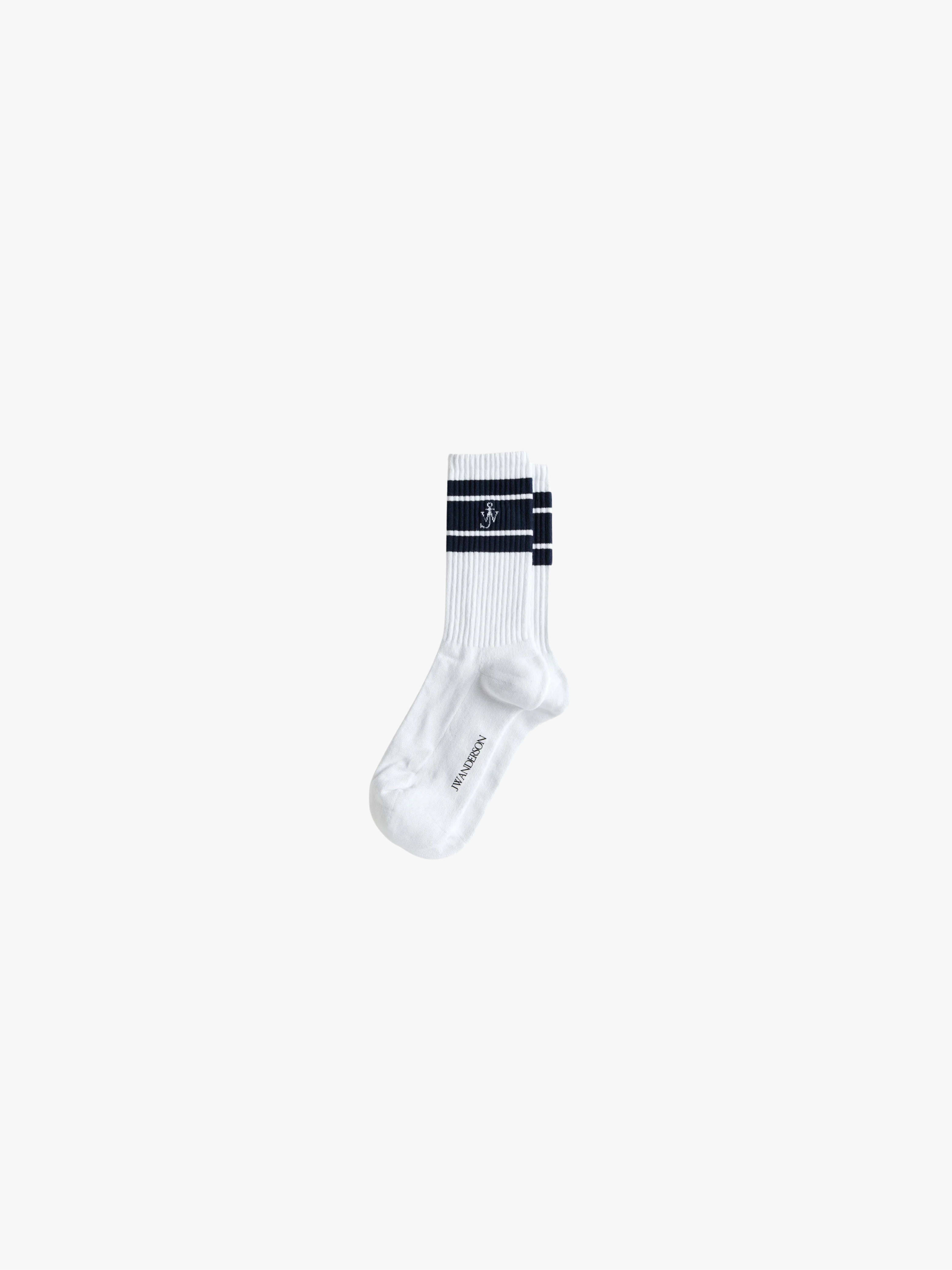 JW Anderson Sport Socks Weiß/Blau Unisex