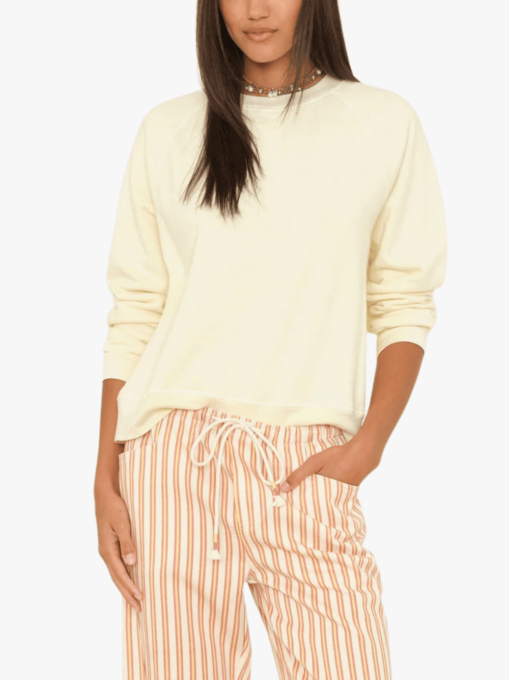 Xirena Sun Rayz Marathon Terry Sweatshirt Gelb Damen