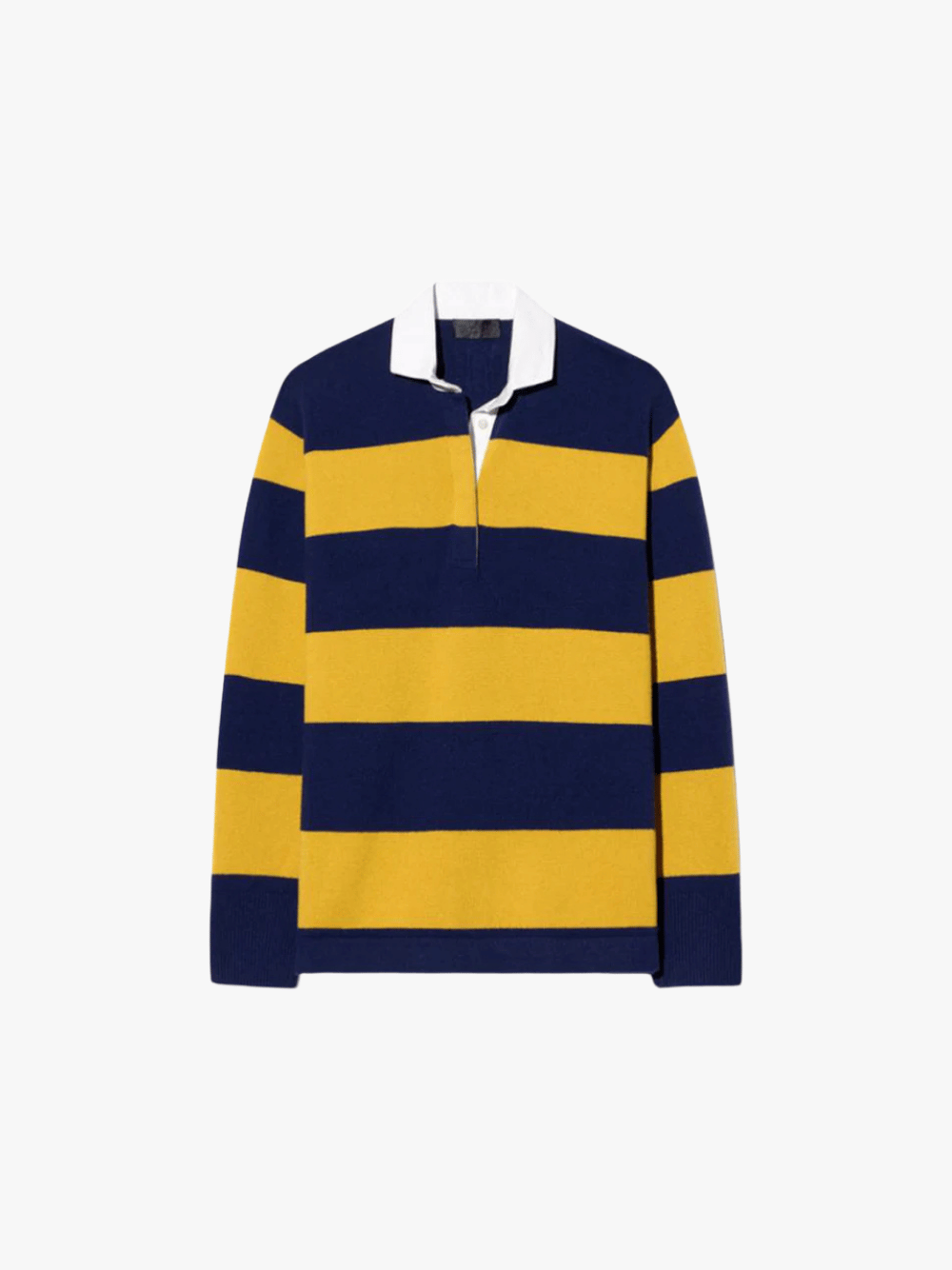 Nili Lotan Rashida Rugby Pullover Navy Amber Damen