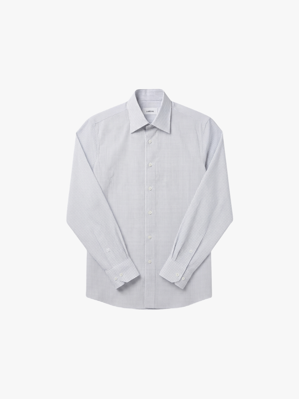 Lardini Hemd Weiß Blau Herren