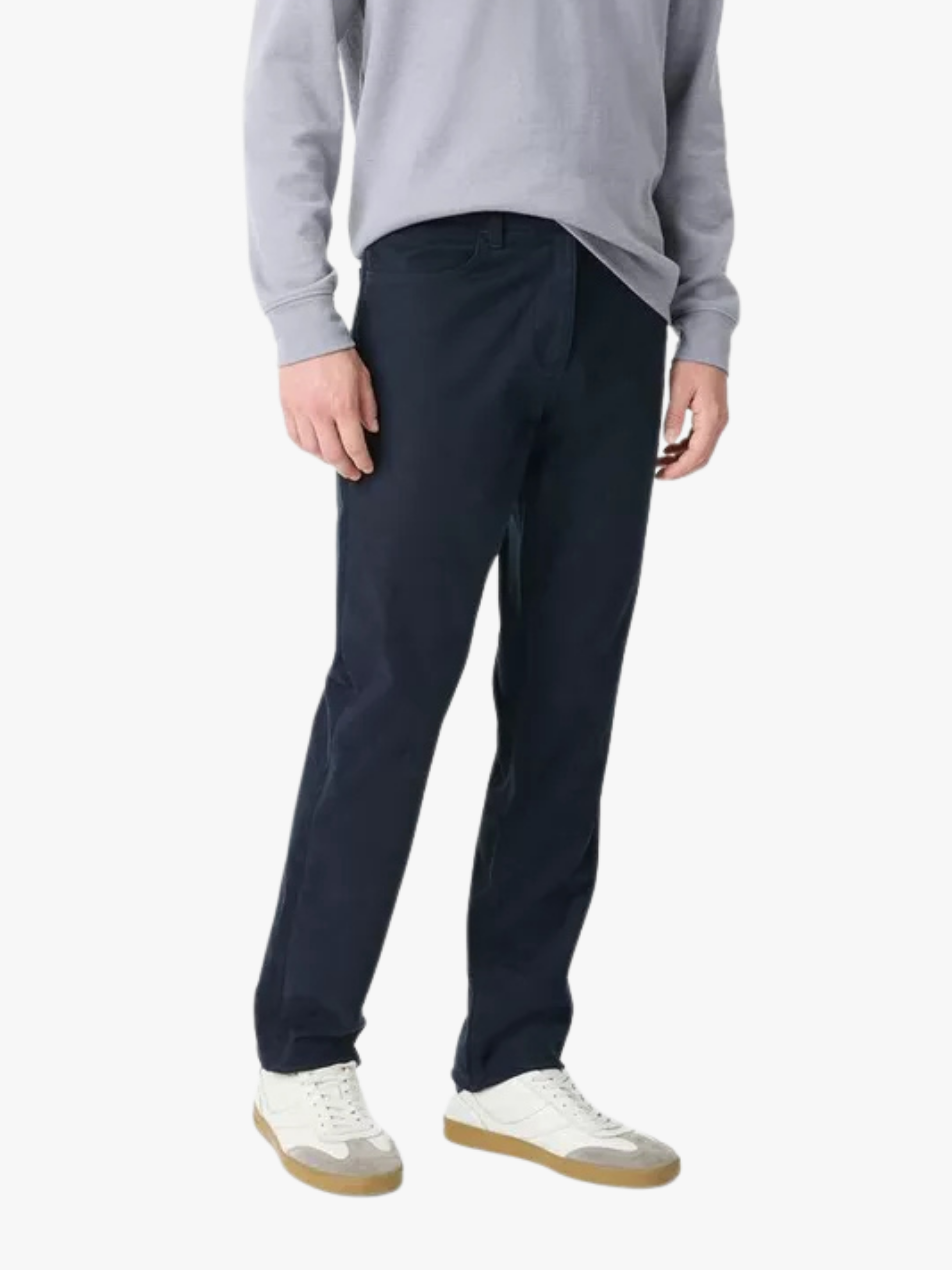 Vince Dylan Slim 5-Pocket Peached Stretch-Cotton Pant Coastal Blue Men Vince Dylan Slim 5-Pocket Peached Stretch-Cotton Pant Coastal Blue Men