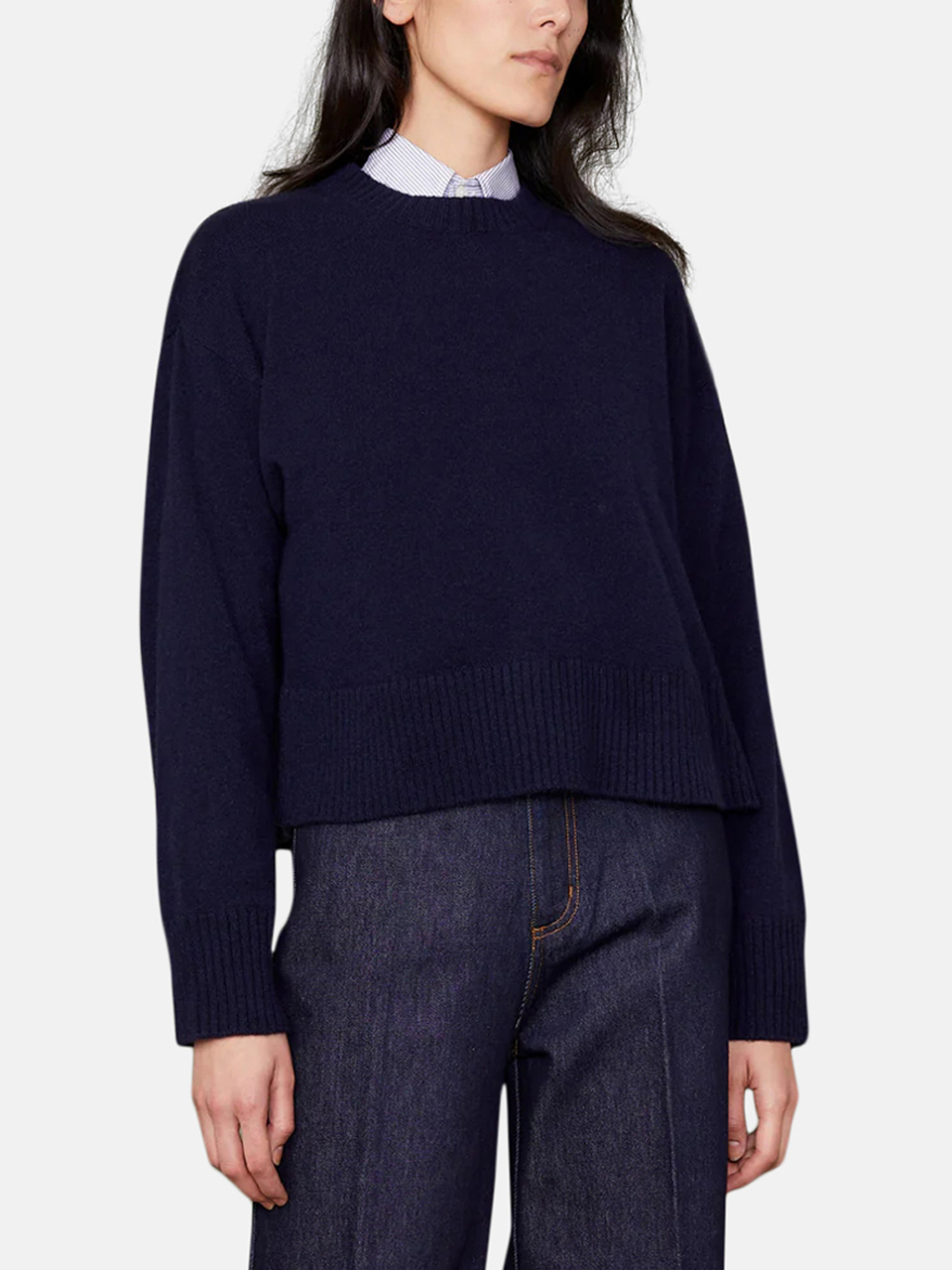 Officine Générale Nicky Sweater Schwarz Damen