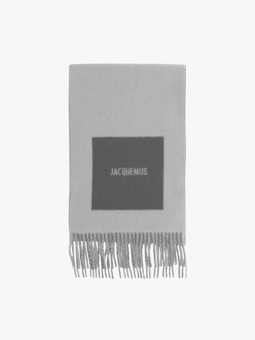 Jacquemus Schal mit Logo-Detail Grau Herren