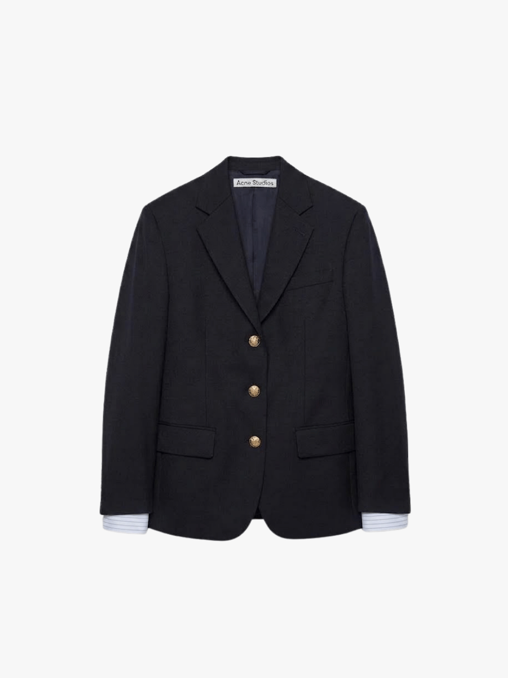 Acne Studios Wool Blazer Navy Women