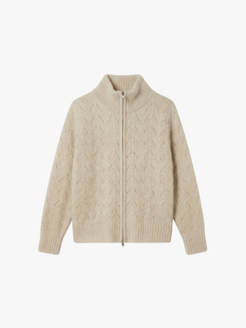 Frame Cardigan Biscuit Cream Damen