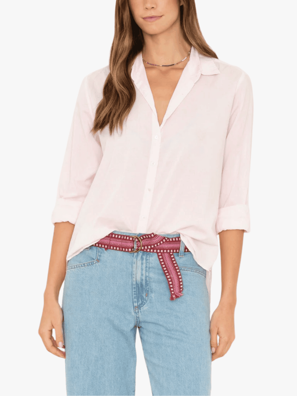 Xirena Pale Rose Beau Shirt Rosa Damen