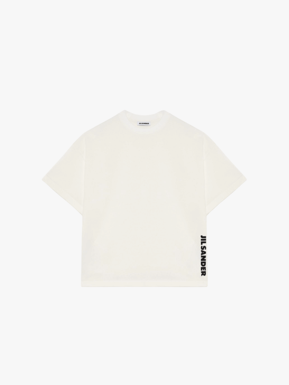 Jil Sander Plain Cotton Jersey in Porcelaine