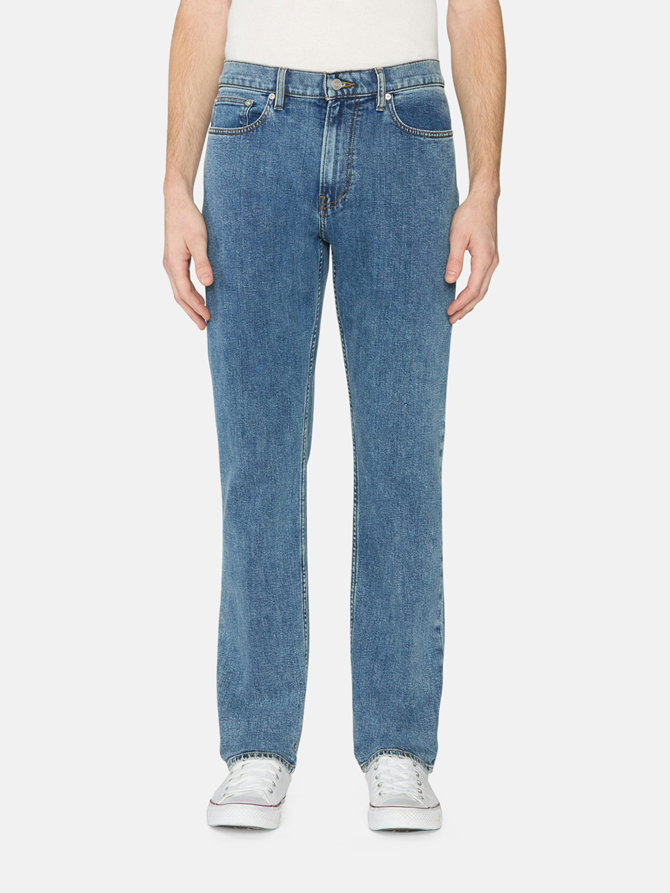 Frame Modern Straightin Jeans Blue Lake Damen