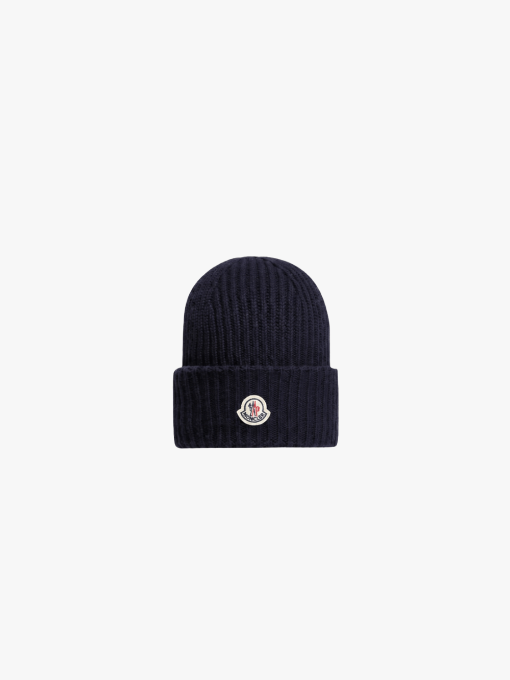 Moncler Mütze aus Wolle und Kaschmir Navy Herren