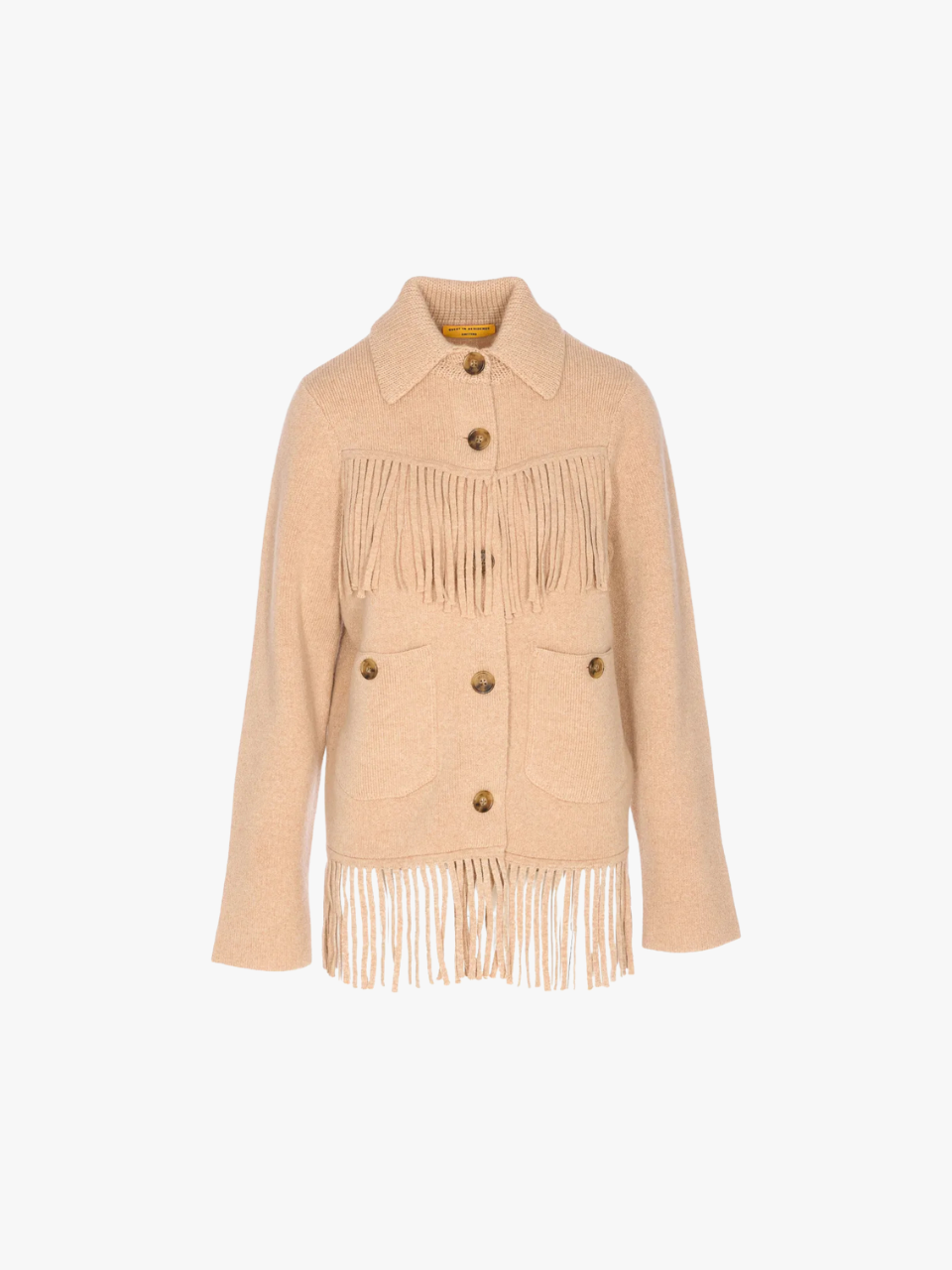 Guest In Residence  Western-Fransenjacke Beige Damen
