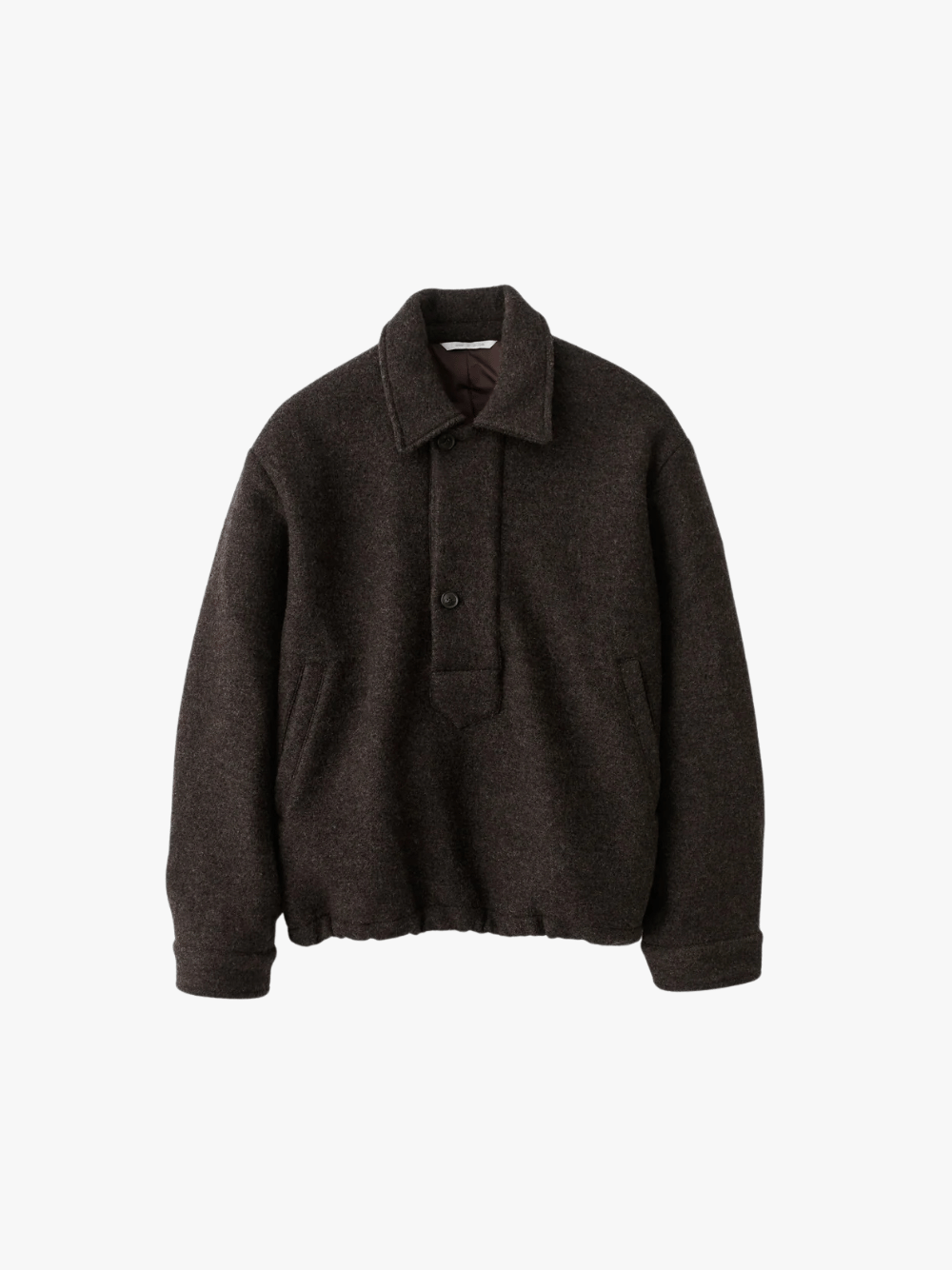 A KIND OF GUISE Plan Pullover Jacket Dark Oak Loden Wolljacke Herren