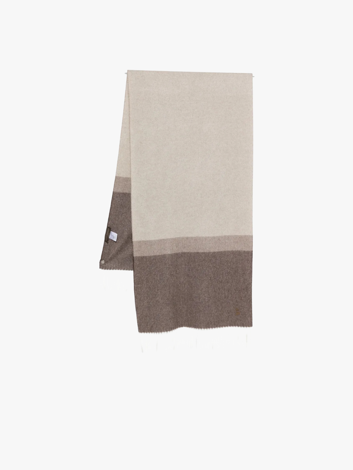 Brett Johnson Fringe Scarf Light Brown Men Brett Johnson Fringe Scarf Light Brown Men