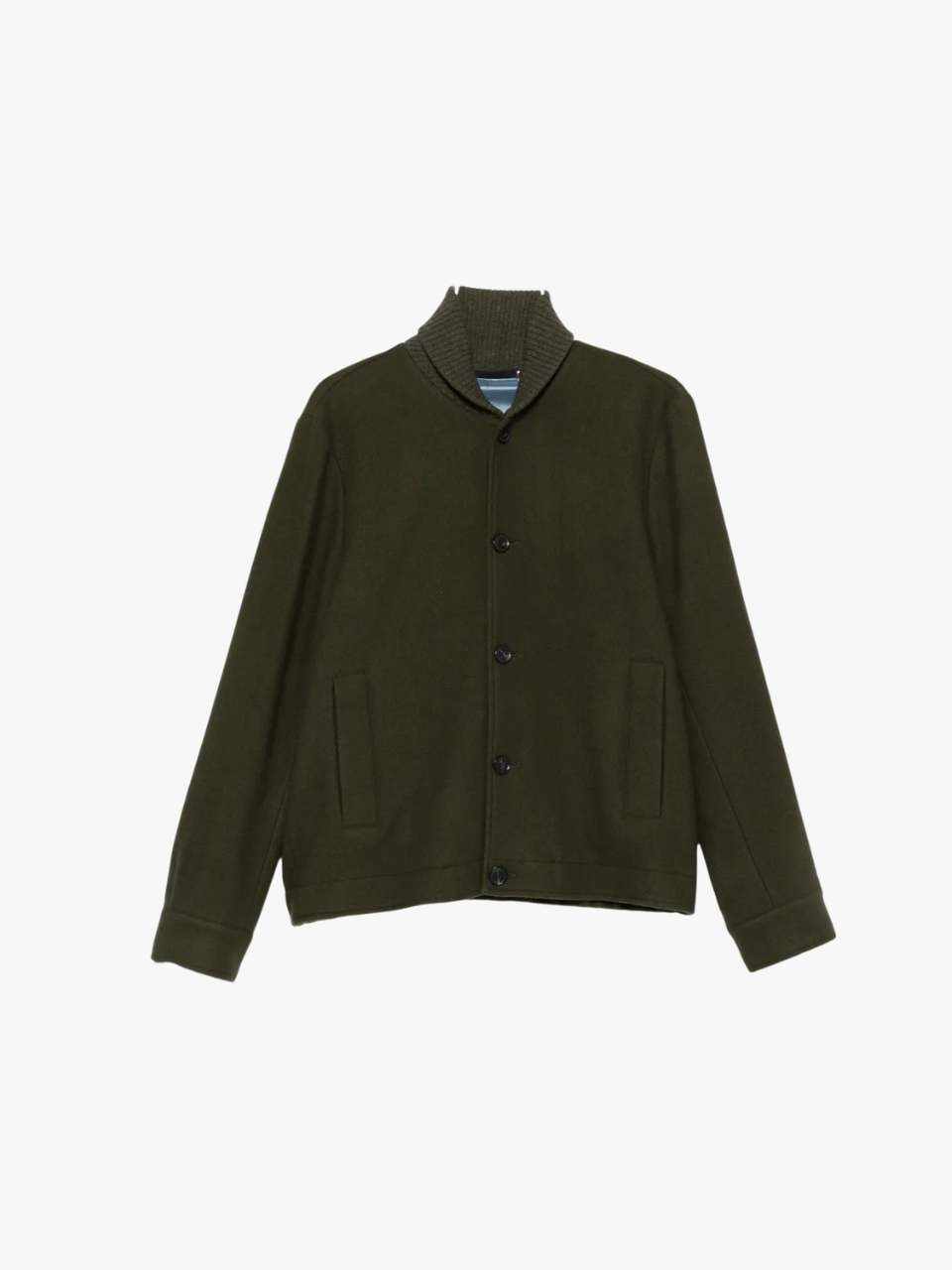 Paul Smith Jacke mit Schalkragen und Knöpfen Grün Herren