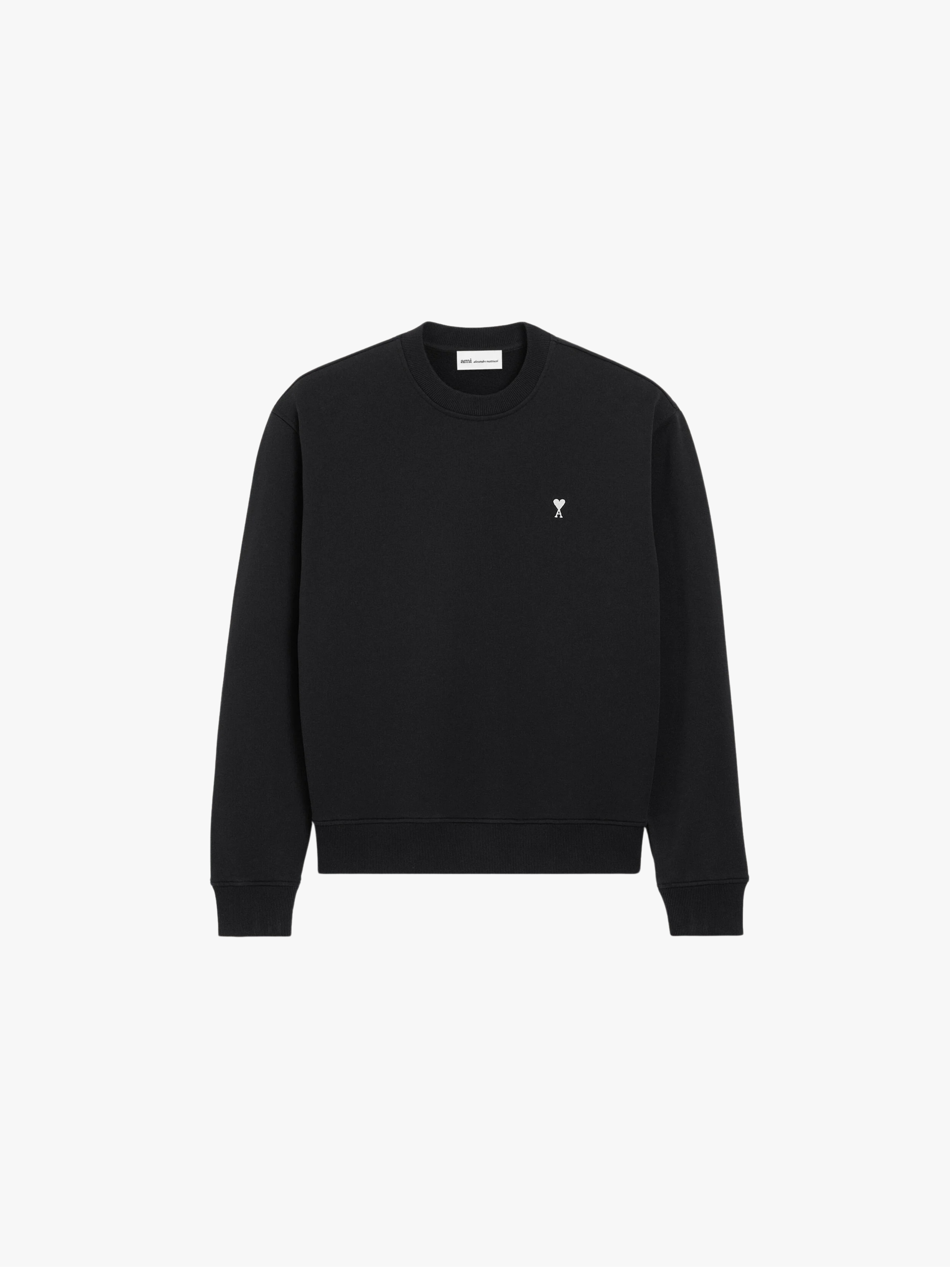 AMI Paris Ami de Coeur Sweatshirt Schwarz Herren