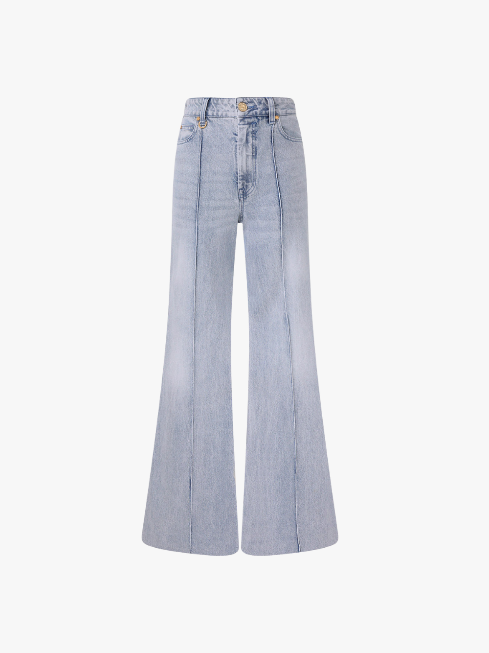 Zimmermann Denim Wide-Leg Jeans Castaway Damen Hellblau