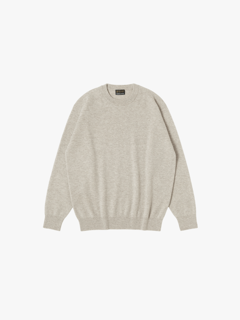 Batoner Sunshine Cashmere Crew Neck Beige Men's
