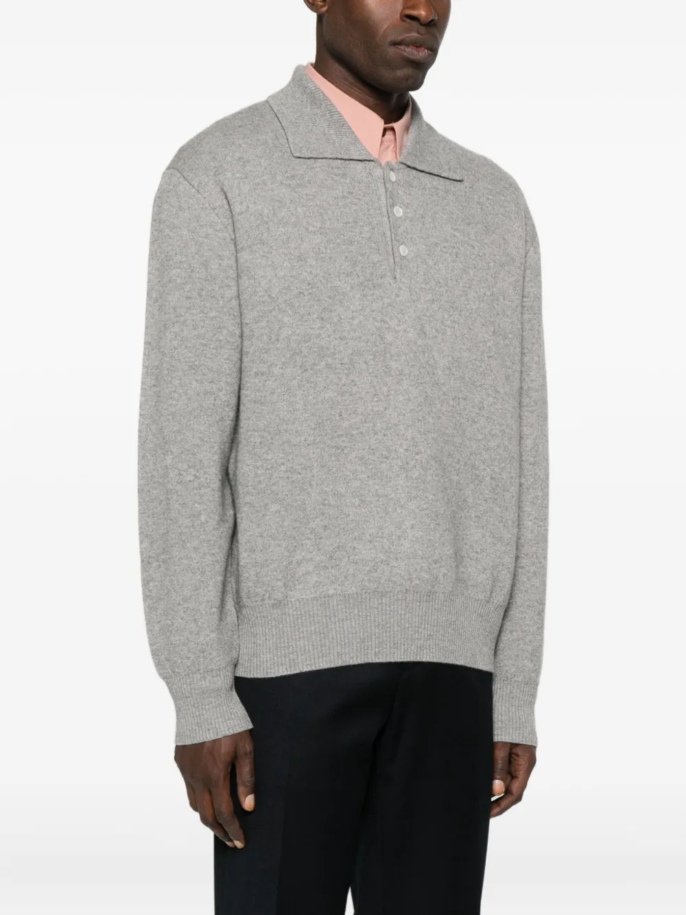 Dunst Langarmpullover Grau Herren