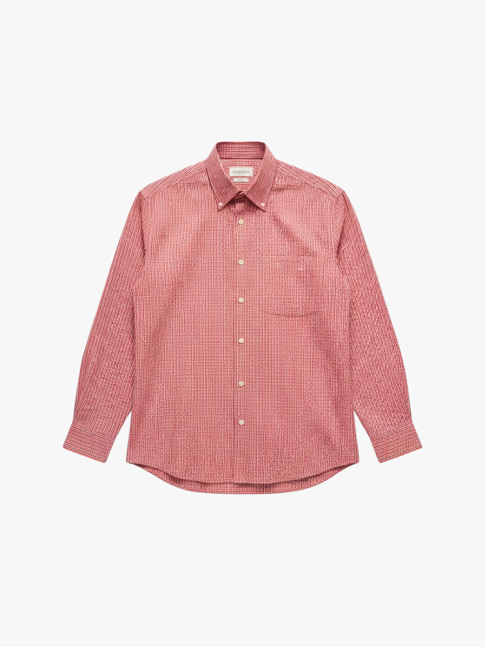 Dunst Oversized BD Karohemd Rot Herren