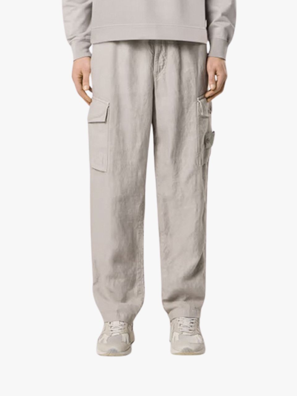 DIAGONAL LINEN_STONE ISLAND GHOST