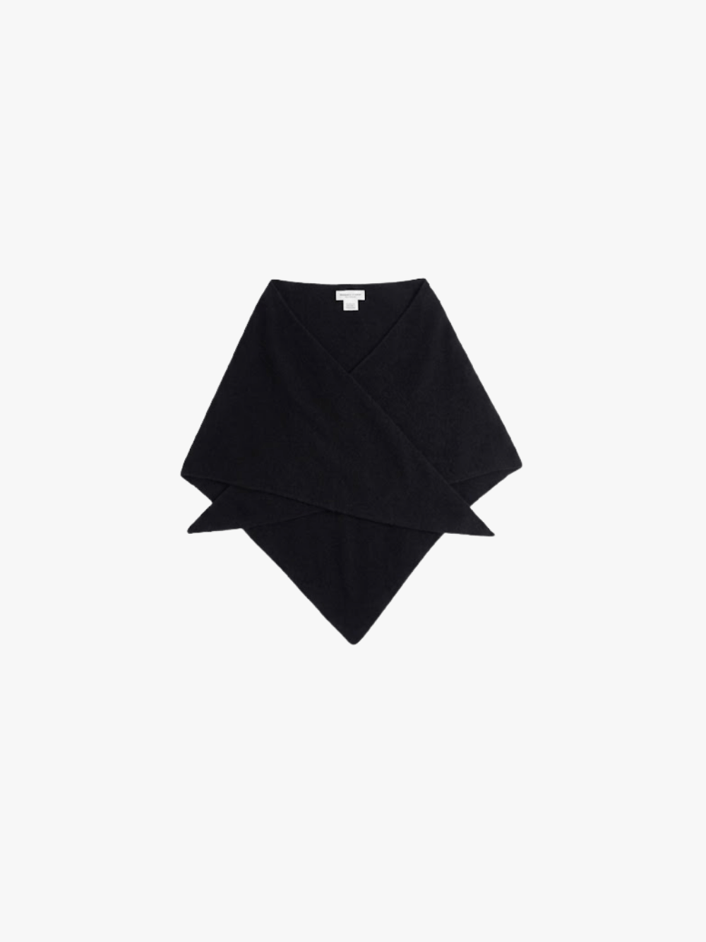 Roberto Collina Cashmere and Silk Bandana Scarf Black Women