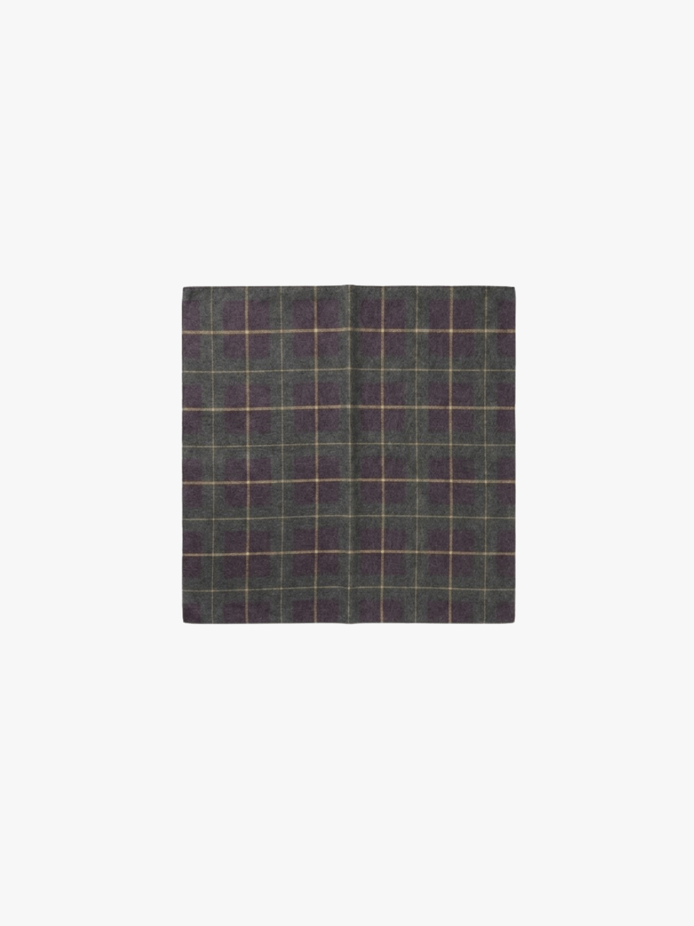 A Kind of Guise Salazar Wool Scarf Dark Green/Brown Men