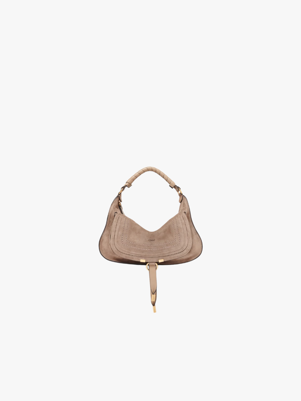 Chloé Kleine Marcie Boyish Brown Small Shoulder Bag Women