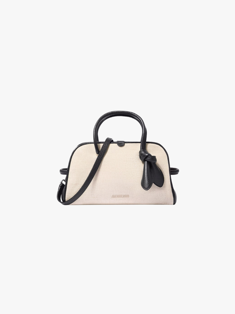 Jacquemus Die kleine Turismo Kleine weiche Bowlingtasche Hellgrau Damen