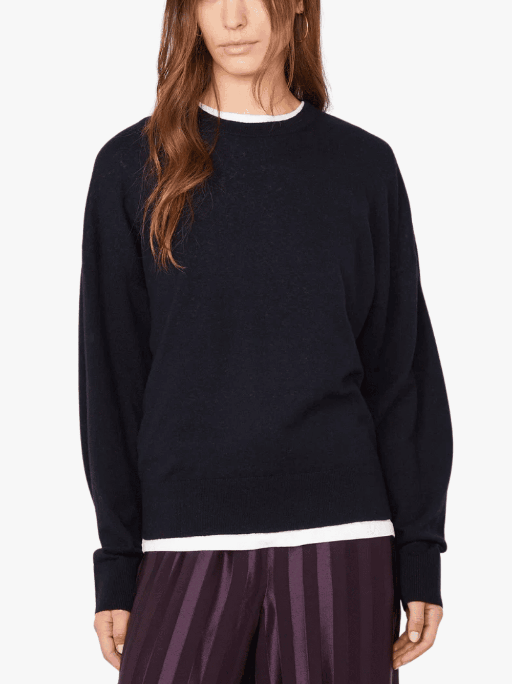 Officine Générale Misa Pullover Dark Navy Damen