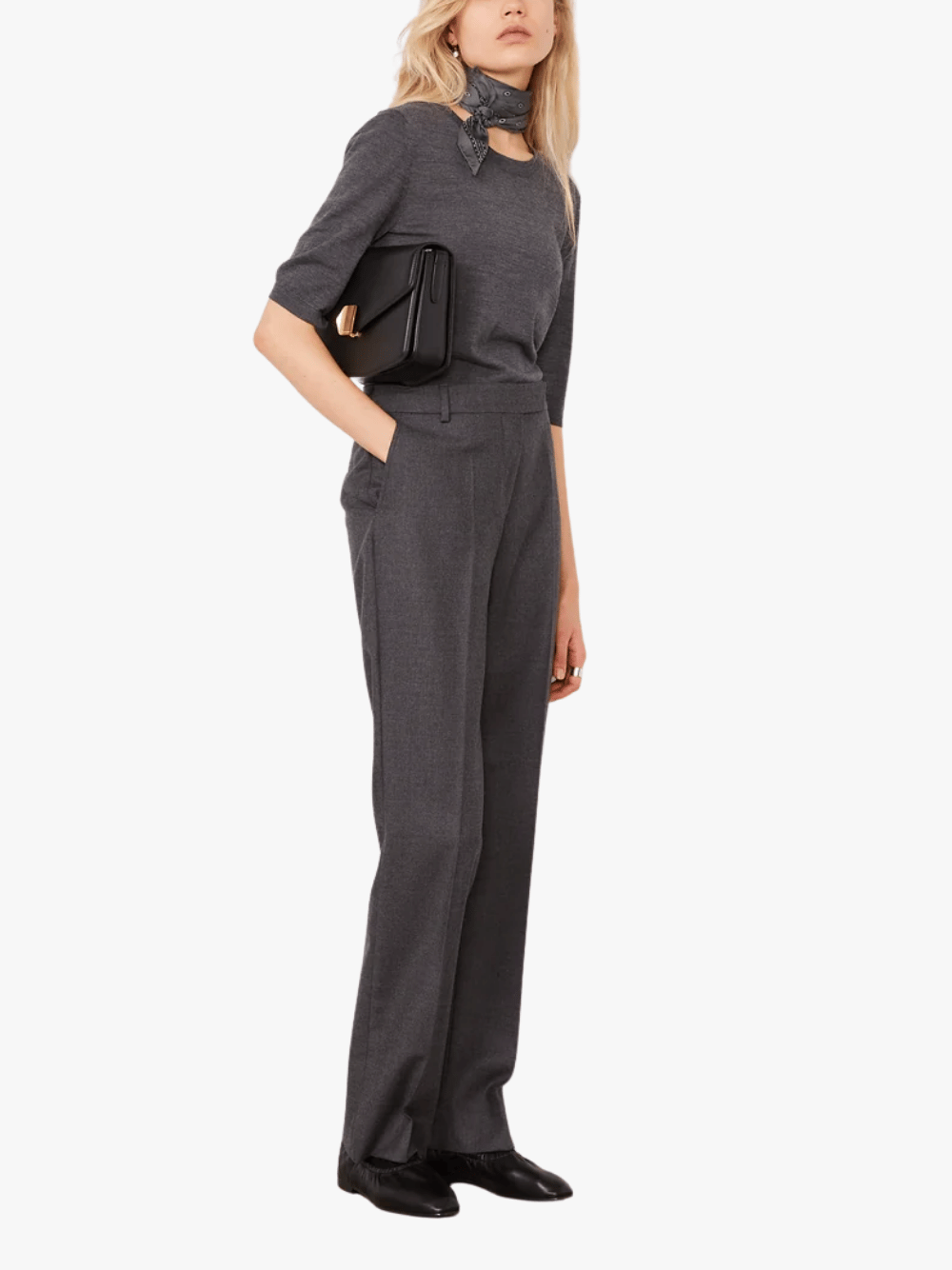 Officine Generale Lenie Hose Grau Damen