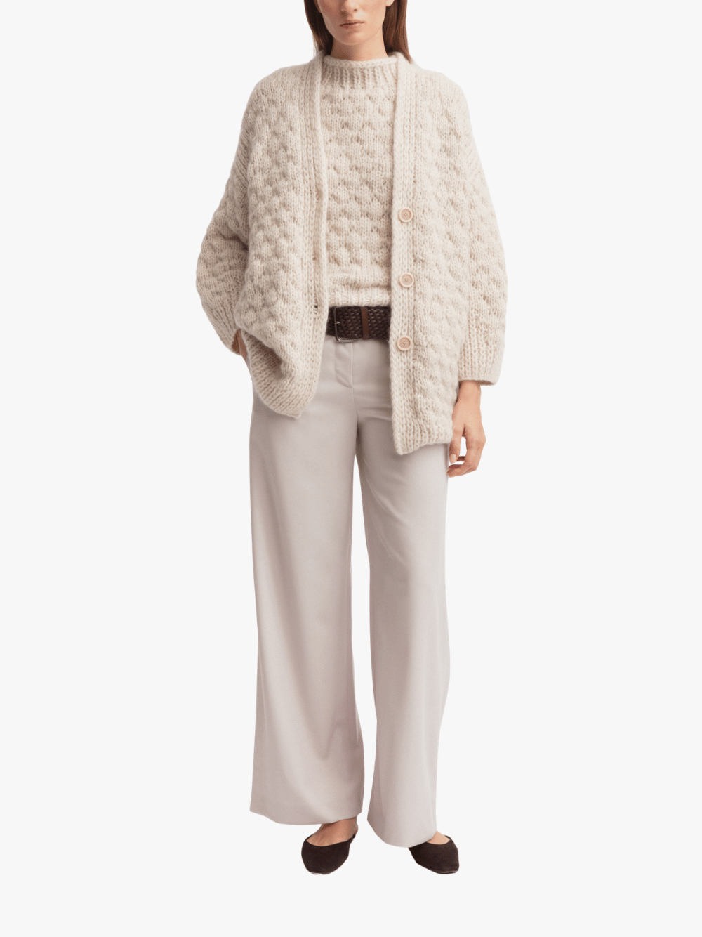 Iris von Arnim Loreli Cardigan Alabaster Women's