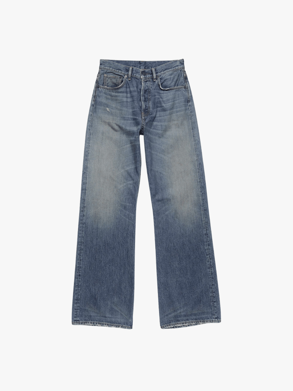 Acne Studios Regular Fit Jeans Mid Blue Women
