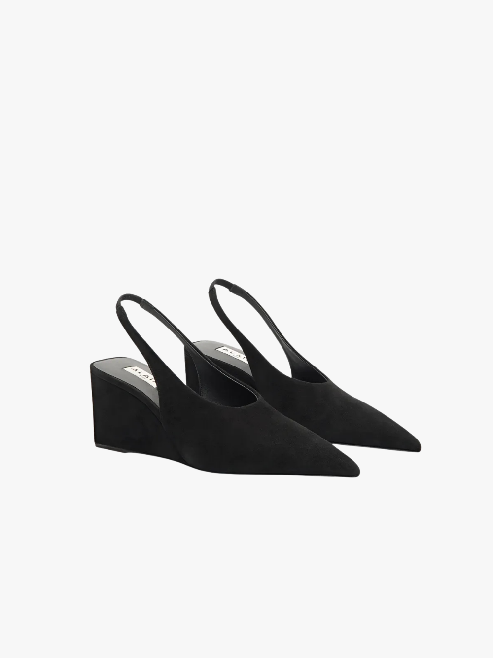 Alaïa Spitze Cube Slingback-Pumps mit Wedge-Absatz Schwarz Damen