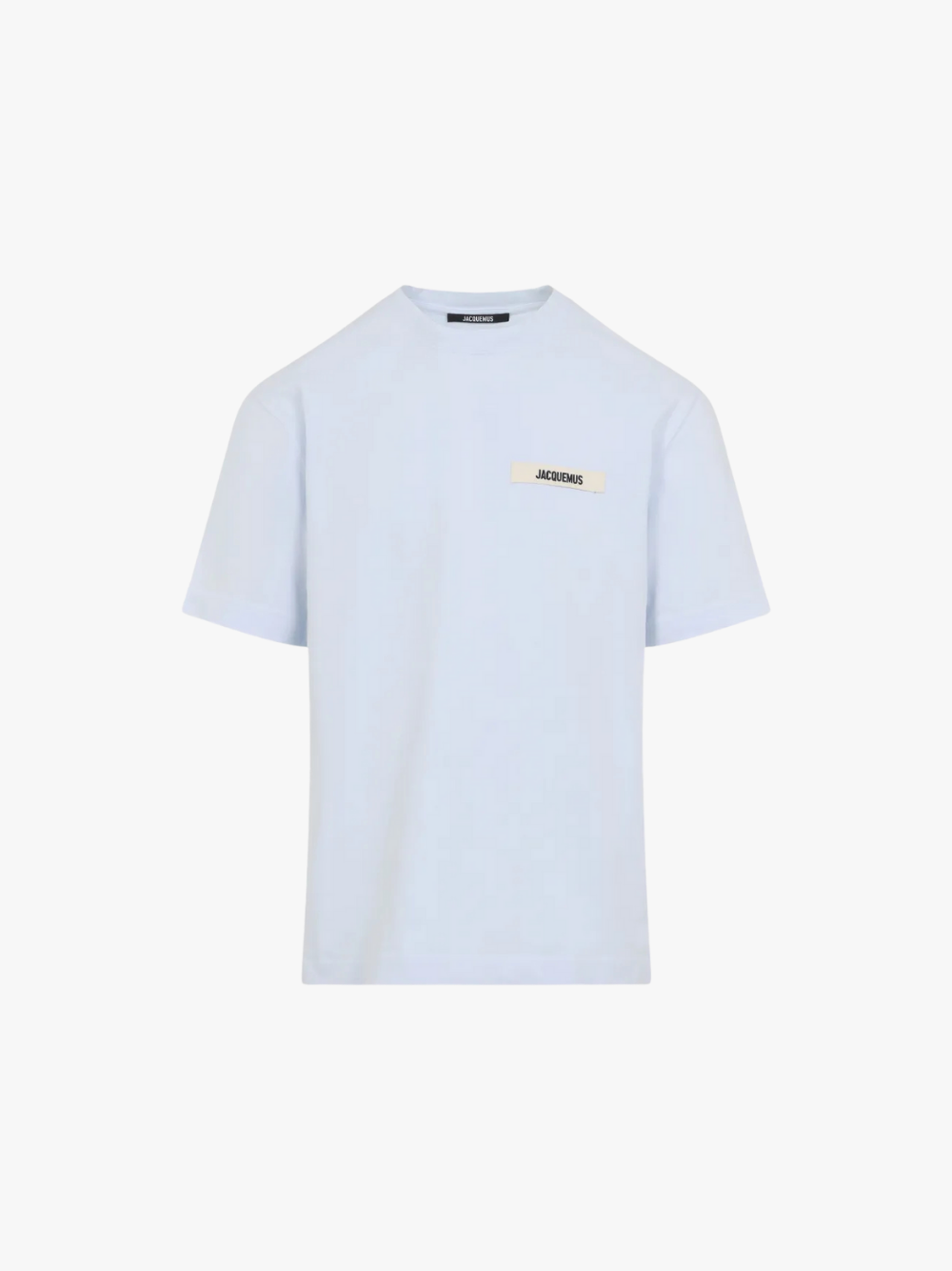 Jacquemus Patch-T-Shirt Hellblau Herren