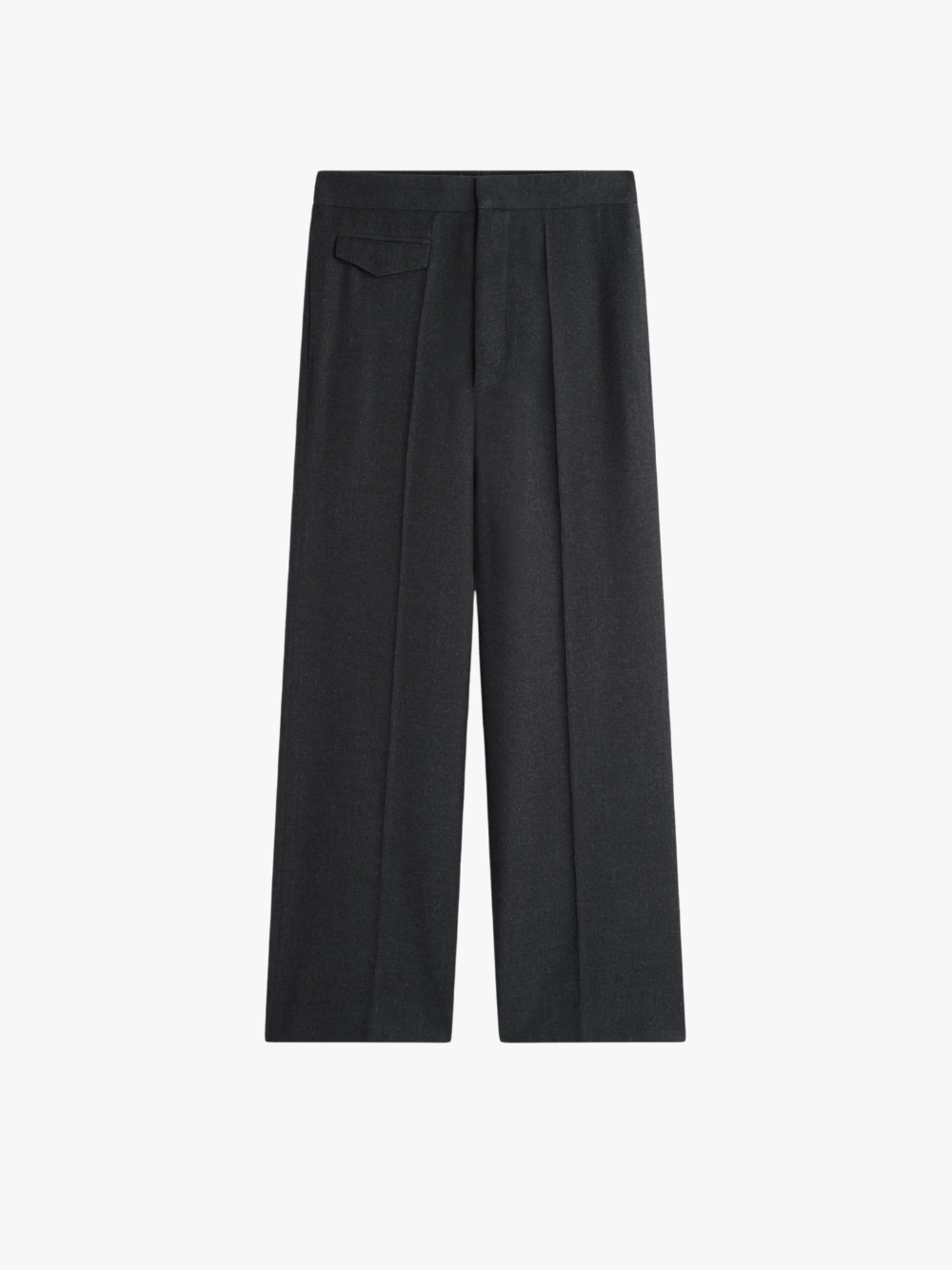 Phoebe Philo Boyish Wool Trousers Charcoal Women's