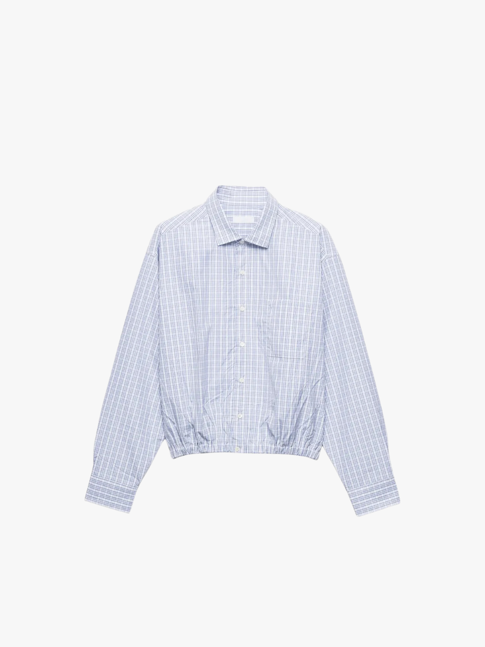 Prada Cotton Shirt Weiß/Blau Herren
