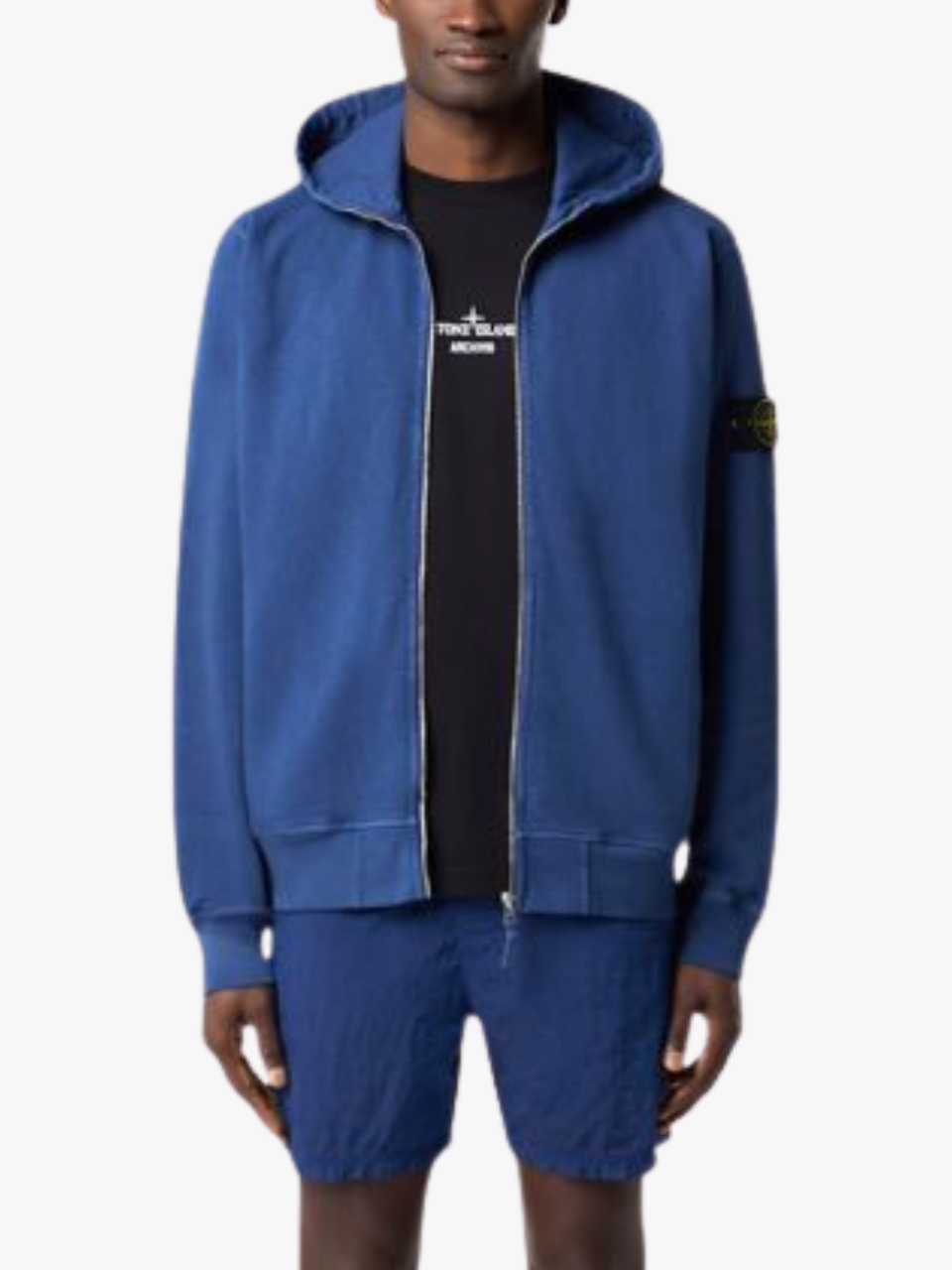 Stone Island Sweatjacke Blau Herren