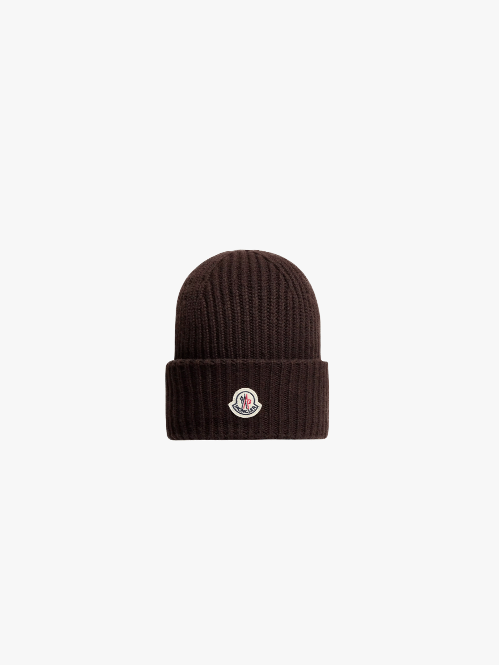 Moncler Mütze aus Wolle und Kaschmir Braun Herren