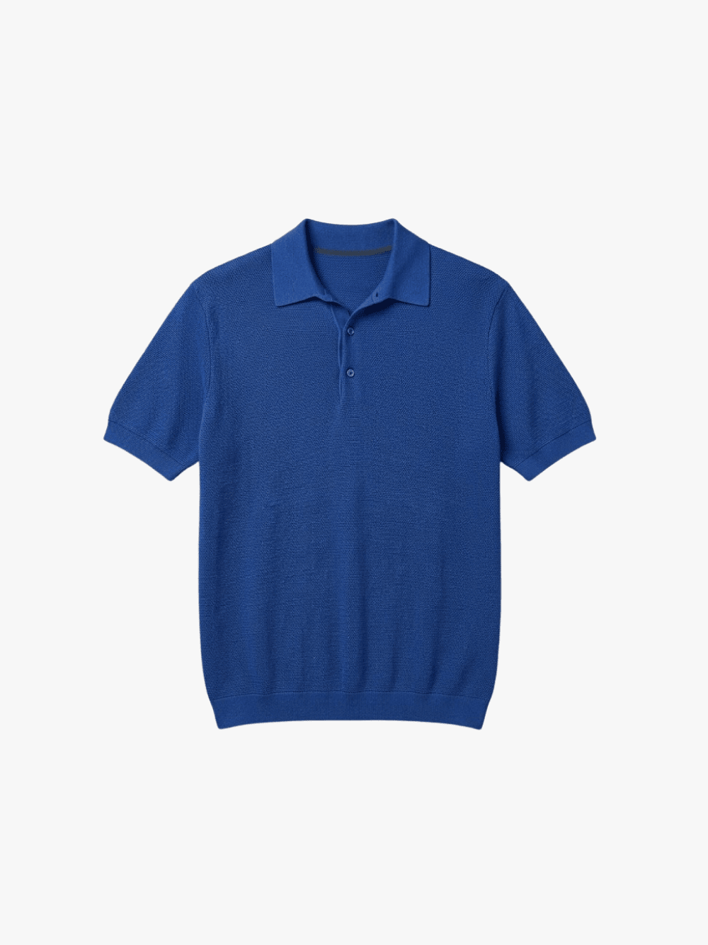 Maurizio Baldassari Garment‑Dyed Piqué Polo Shirt Blau Herren