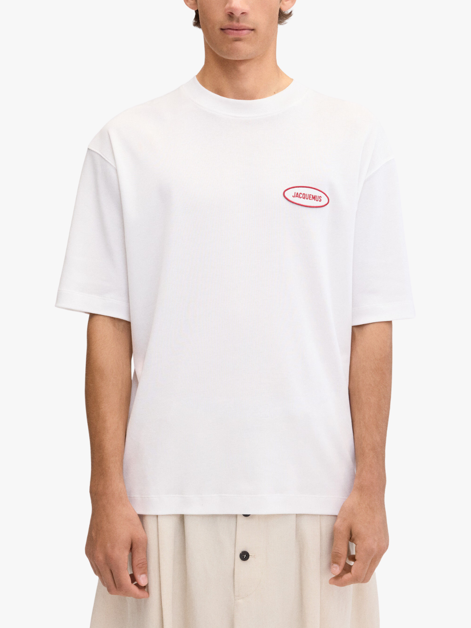 Jacquemus Das Stazione-T-Shirt Weiß Herren